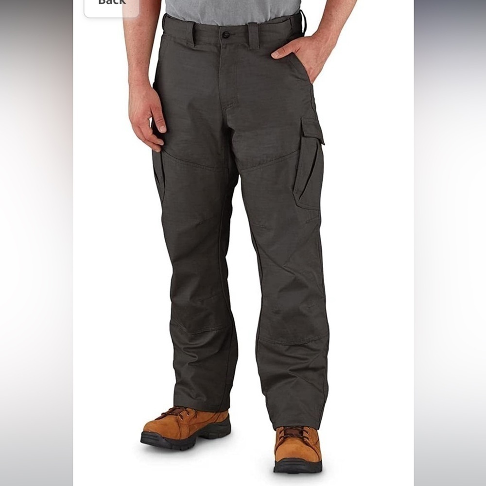 Carhartt Men's Ripstop Cargo Work Pant, Dark Coffee, 42W X 30L